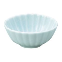かすみ 青白 7cm楕円小鉢