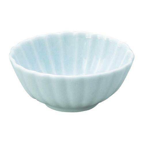 かすみ 青白 7cm楕円小鉢