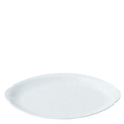 メラミン給食用食器 小判皿 プラタン型 No.36A 12吋 白