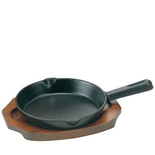 アサヒ 鉄 ステーキ皿 柄付 A123－25