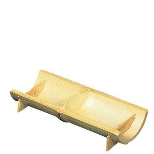 モーソー竹 中節皿 大 155×75×H25(22－119－7)
