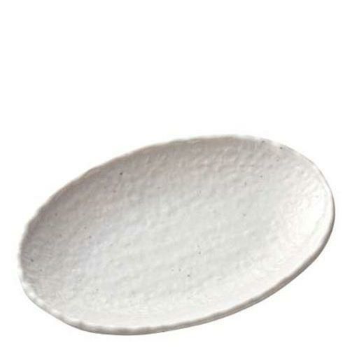 メラミン 粉引 小判多菜皿 中 MD－85－KH