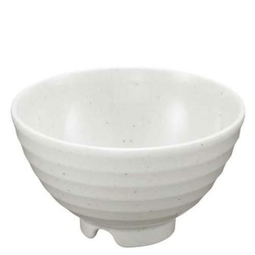 メラミン 粉引 ロクロ飯碗(身)YH－410－KH