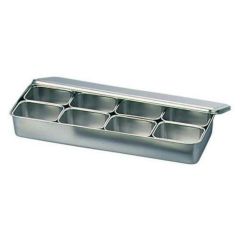 クローバー 18-8 調味料入バット 8ヶ入長 00号