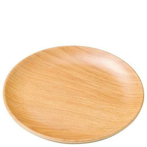 メラミン 耐熱 サークルプレート ナチュラルウッド S 1202577