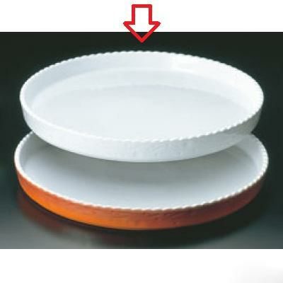 ロイヤル 丸 グラタン皿 No.300 52cm ホワイト ROYALE