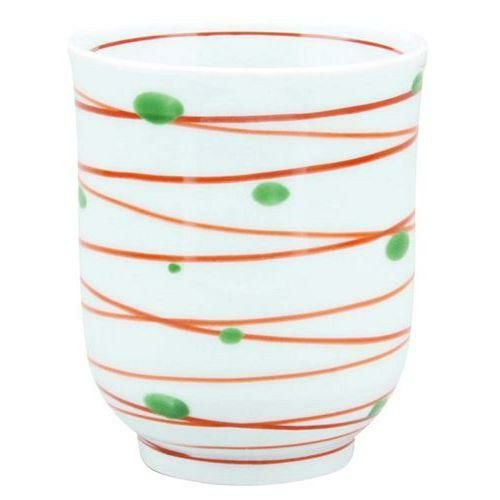 アルセラム強化食器 赤渦湯呑 EC1－66