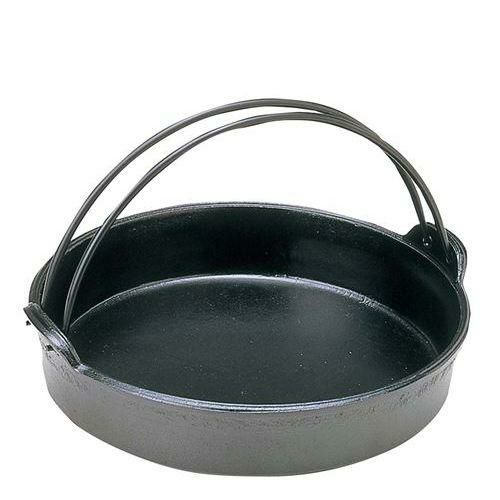 アルミ すきやき鍋 ツル付 18cm