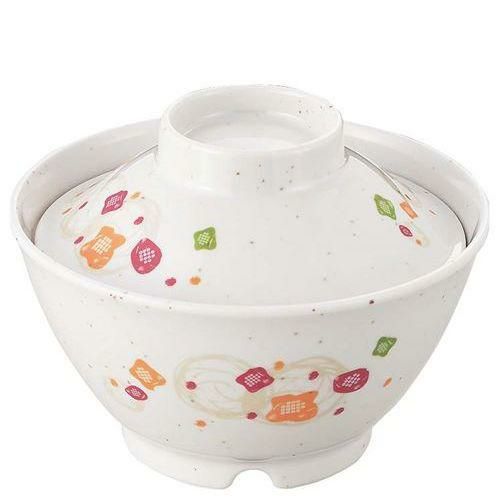 メラミン食器 和華(ほのか)ごはん丼(蓋)大 HO－57B