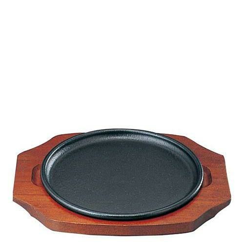 SN 鉄 ステーキ皿 平丸 21cm