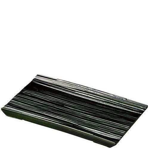 枯木プレート 長角 織部 1202355