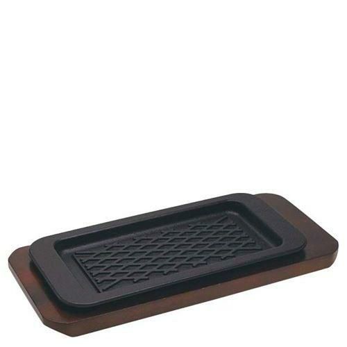 アサヒ 鉄 ステーキ皿 パワープレート 長角網目 A－156