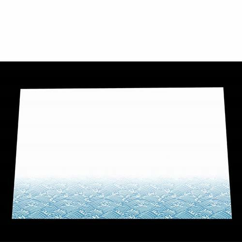 尺三 懐石マット 華かすみ(100枚入)SAK－07 青海波