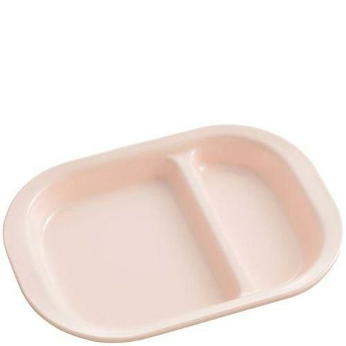 メラミン食器 角仕切皿 小 ピンク PK－10