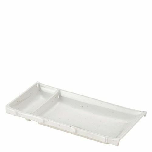 メラミン シンプルシリーズ 角仕切皿 SP－32M マーブル