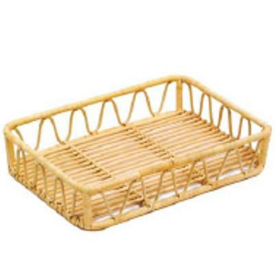籐 芯盛かご 角長深 16-772
