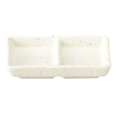 新粉引 スタック2連皿