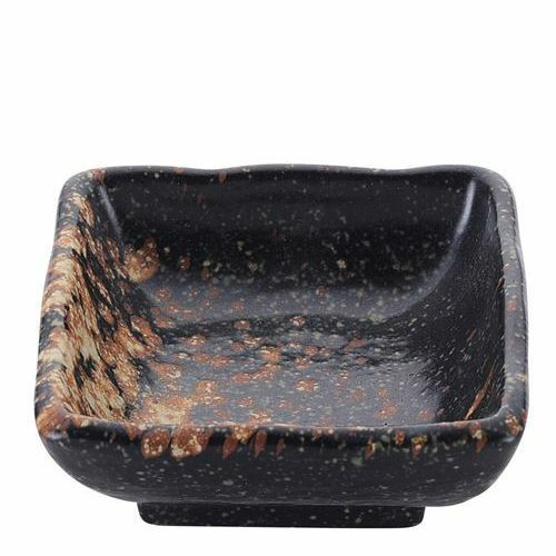 和食器コレクション 黒備前 正角千代口