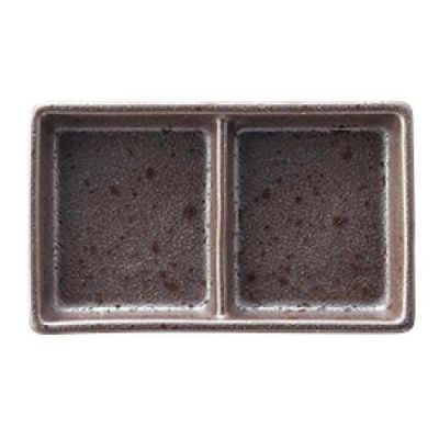 摩伽 二つ仕切り皿