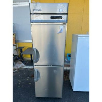 ■中古品 フクシマ業務用冷凍庫 URN-062FM6 2017年 100V 391L 600ｘ650ｘ1900ｍｍ 動作問題なし 縦型 ２枚扉■ 中古・業務用冷凍庫】福島工業株式会社 / URN-062FM6/ 縦型 業務用 2