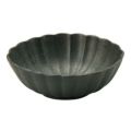 かすみ 黒 11.5cm楕円小鉢