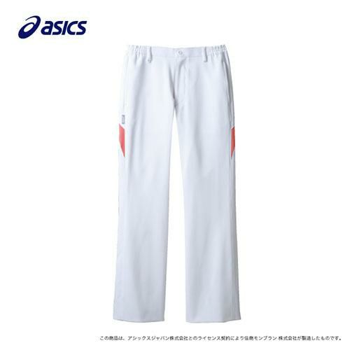 レディスパンツ ホワイト×コーラルピンク CHM151-0102