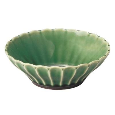 かすみ 緑 12.5cm浅ボウル