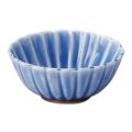 かすみ ブルー 7cm楕円小鉢