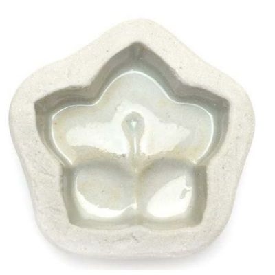 清水焼落雁型（錦玉型） 小 (G)桔梗
