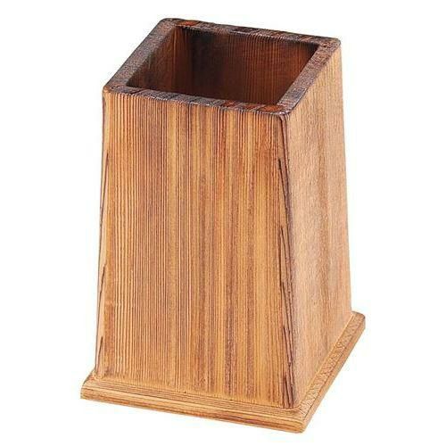 焼杉 角 はし立て 98×H142(16309)