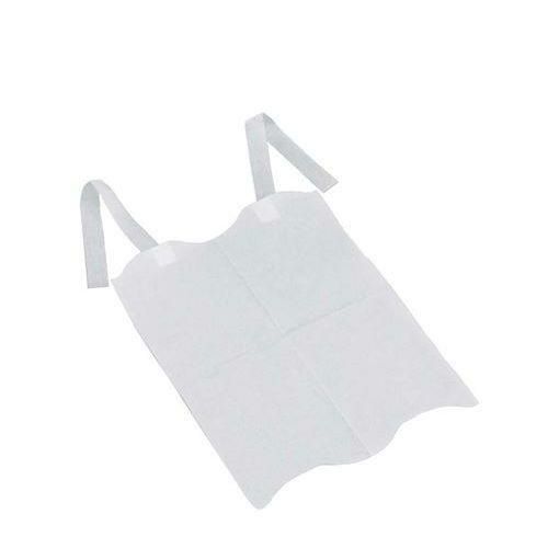 使い捨て エルフエプロン 4折(100枚入)白無地