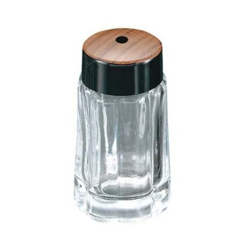 69 木目 ようじ入れ ガラス製