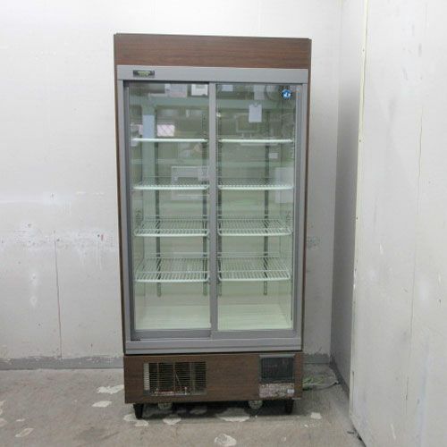 中古】冷蔵リーチインショーケース ホシザキ RSC-90D-2B 幅900×奥行650 