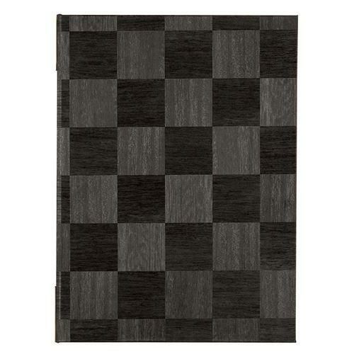 【シンビ】市松柄メニューブック LS-111 黒