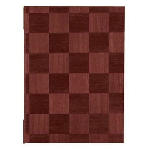 【シンビ】市松柄メニューブック LS-112 茶