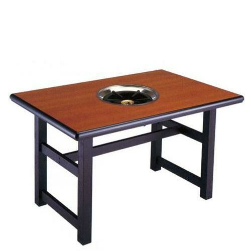 鍋物テーブル SCC－128LE(1287)22S ブラウン LP