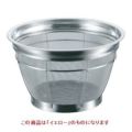 BK 18-8 カラーバー付 米揚ザル 普通目 27.5cm 3升 イエロー イエロー