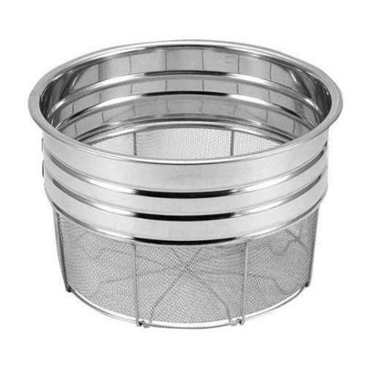 18-8 寸胴型 広巾ザル(手無ミゾ付)33cm