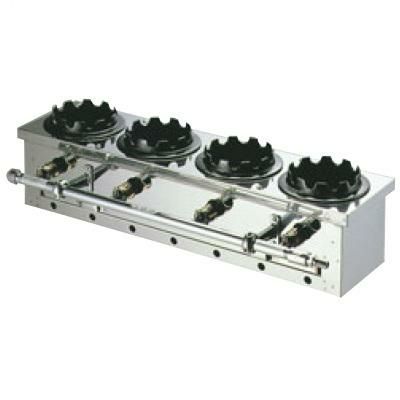 炊飯器 ガス 釜メシガス炊飯器 一列(4個用)13A 幅770×奥行200×高さ170mm