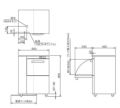 【受注生産品】TB食器洗浄機アンダーカウンタータイプ TBDW-300HU1 幅600×奥行450×高さ800（mm）単相100V