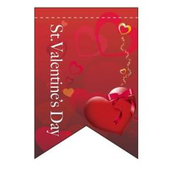 バレンタインデー (8) (リボン)  のぼり屋工房