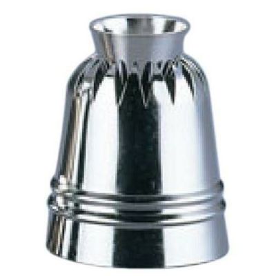 真鍮ダブル口金（菊） ヘソ高