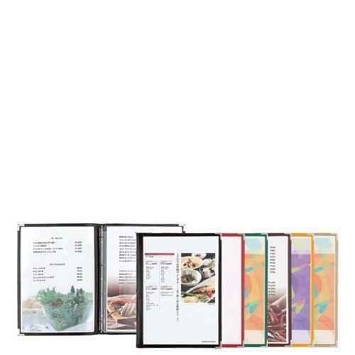 【シンビ】メニューブック スリムB-ABW グリーン