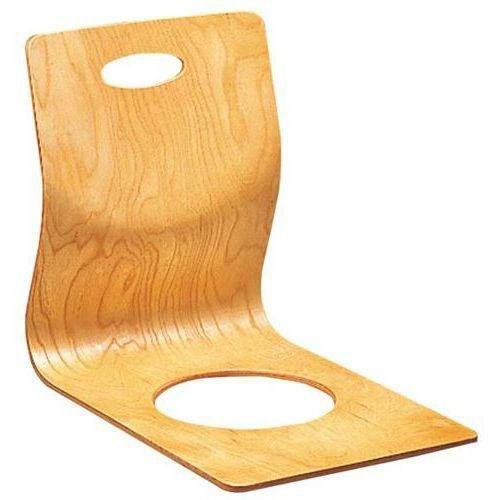 木製 座椅子 小判 白木塗り ブナ