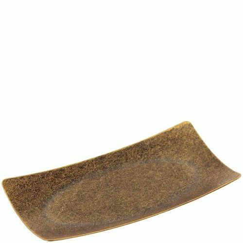 レトロ 18-8 角型トレー ゴールド