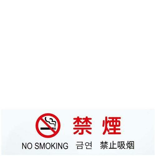 多国語プレート TGP2610-4 禁煙