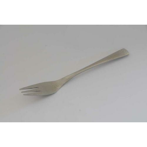 デザートフォーク 18-8 和味(凛)槌目入 デザートフォーク SUNAO