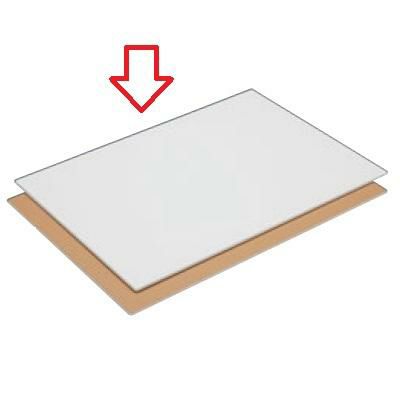 取リ板 アルミンハードタイプ CTL-51100 530型(茶)530×380×4.6 u-func 茶