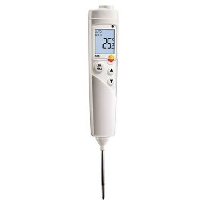 食品用デジタル中心温度計 防水型 testo 106  - 防水型中心温度計セット