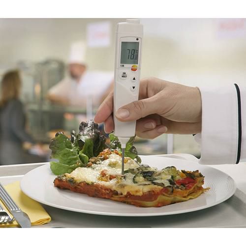 食品用デジタル中心温度計 防水型 testo 106  - 防水型中心温度計セット